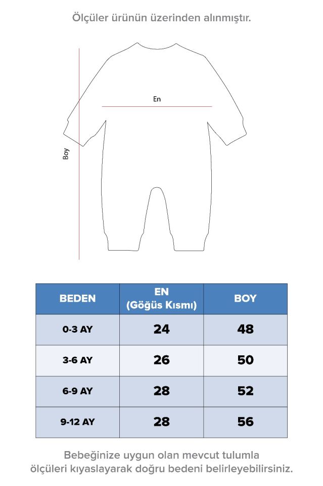 Teddy Bear Desenli Erkek Bebek Tulum Takımı %100 Pamuklu Çıtçıtlı Fitilli Ribana Tulum & Bere Takımı - Kahverengi