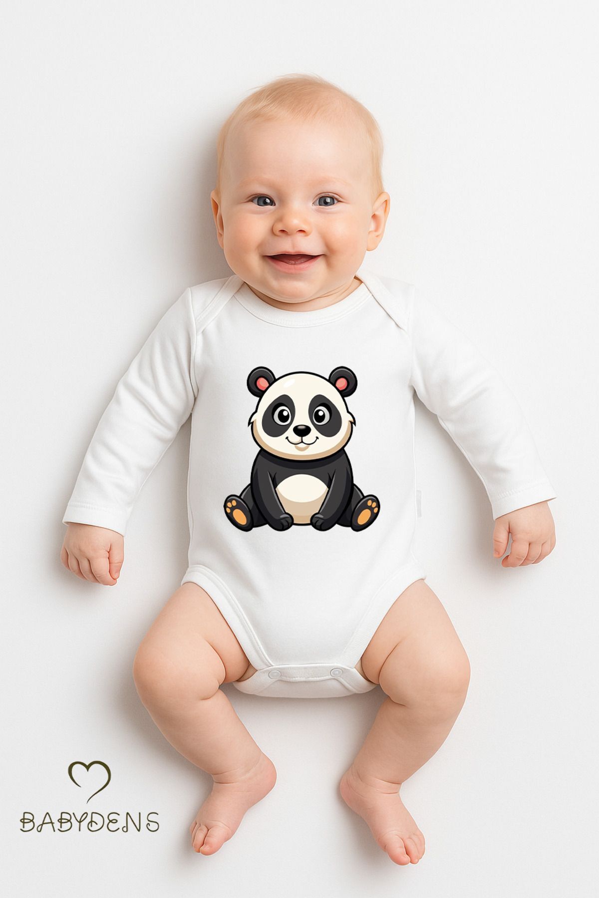 Sevimli Hayvan Figürlü %100 Pamuk Uzun Kollu Çıtçıtlı Bebek Body Rahat Kalıp, Sevimli Desenli Zıbın